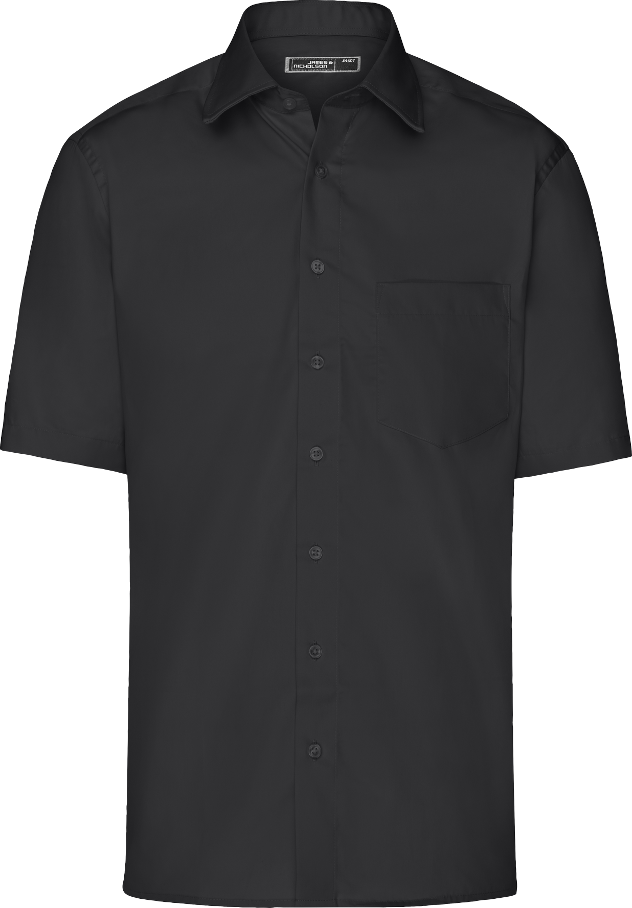 Men's Business Shirt Short-Sleeved