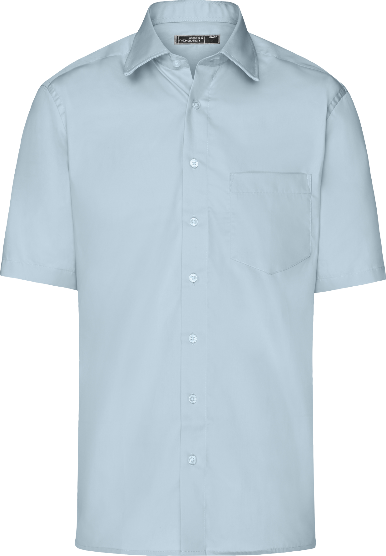 Men's Business Shirt Short-Sleeved