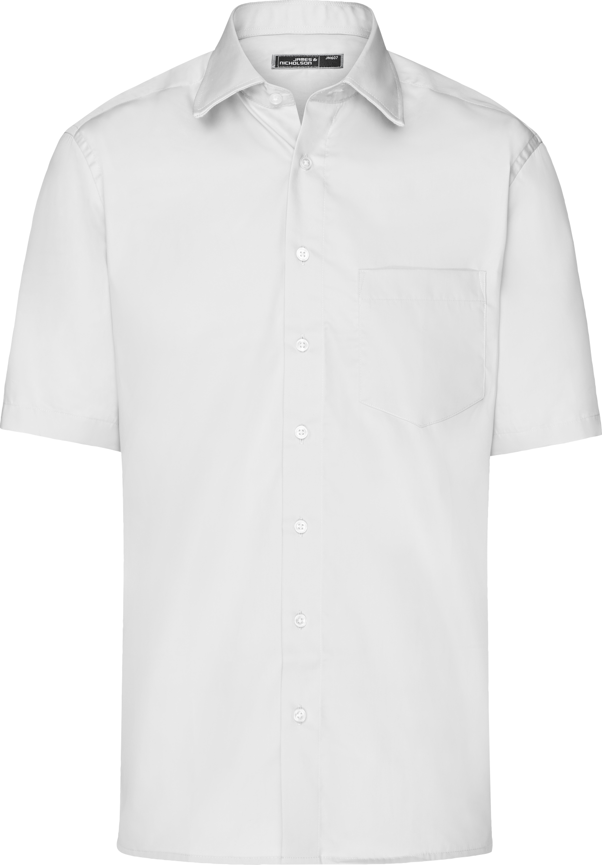 Men's Business Shirt Short-Sleeved