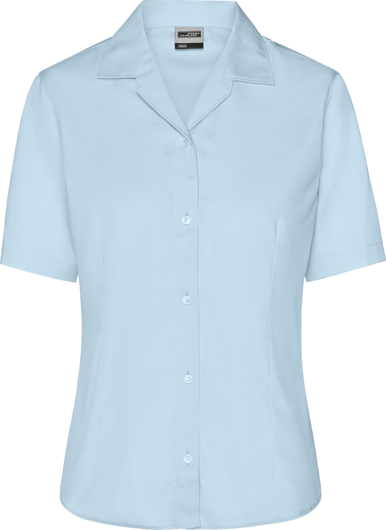 Ladies' Business Blouse Short-Sleeved